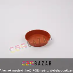 Műanyag virágcserép alátét terrakotta 21 cm