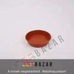 Műanyag virágcserép alátét terrakotta 24 cm