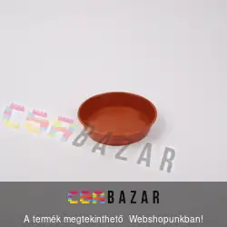 Műanyag virágcserép alátét terrakotta 30 cm