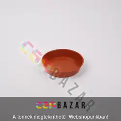 Műanyag virágcserép alátét terrakotta 36 cm