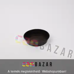 Műanyag virágcserép alátét sötét barna 14 cm