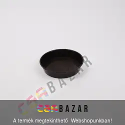 Műanyag virágcserép alátét sötét barna 16 cm