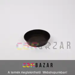 Műanyag virágcserép alátét sötét barna 21 cm