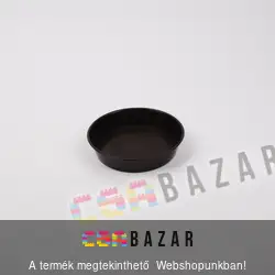 Műanyag virágcserép alátét sötét barna 27 cm