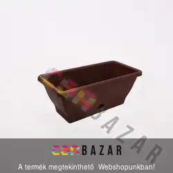Virágláda barna 40 cm
