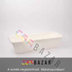 Virágláda fehér 60 cm
