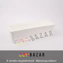 Hagyományos balkonláda fehér 40 cm
