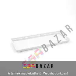 Hagyományos balkonláda alátét fehér 40 cm