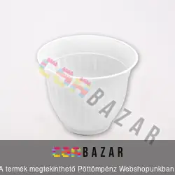 Szőlős kaspó 14cm fehér