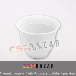 Szőlős kaspó 19cm fehér