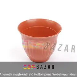 Szőlős kaspó 23cm terrakotta