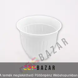 Szőlős kaspó 23cm fehér