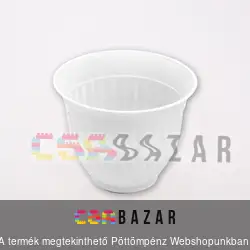 Szőlős kaspó 27cm fehér