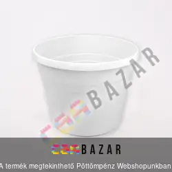 Peremes virágcserép fehér 44cm