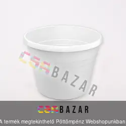 Peremes virágcserép fehér 50cm