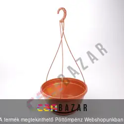 Függő tál terrakotta kicsi