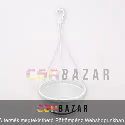 Függő tál fehér kicsi