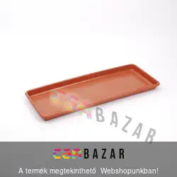 Balkonláda alátét terrakotta 43cm