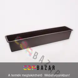 Balkonláda sötétbarna 80cm