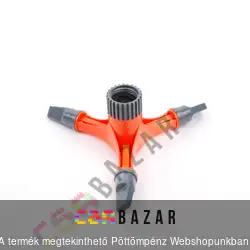 3 karú műanyag, körforgó öntözőfej