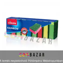 Vileda Rainbow mosogatószivacs, 9 db-os