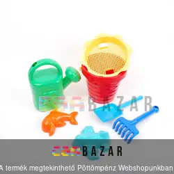 Nagy hullámos homokozó 7 db-os szett