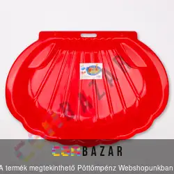 Kagyló homokozó medence