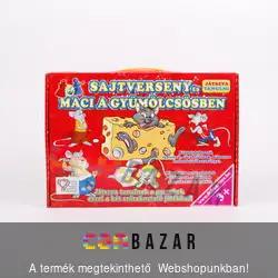 Sajtverseny és maci a gyümölcsösben társasjáték