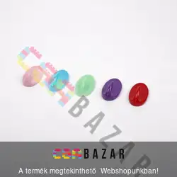 Öntapadós színes ovális fogas, akasztó