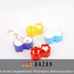 Virágmintás linzer szaggató műanyag