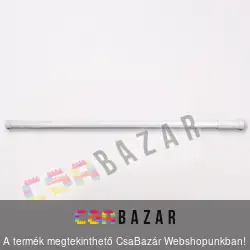 Teleszkópos rúd zuhanyfüggönyhöz fehér 70-120 cm-ig