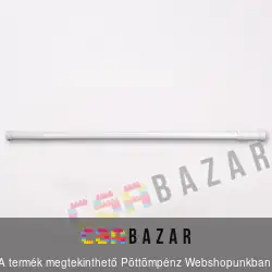Teleszkópos rúd zuhanyfüggönyhöz fehér 140-260 cm-ig