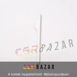 100 db-os eldobható műanyag kés csomag