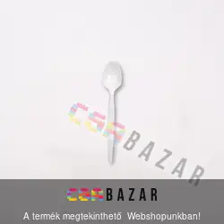 100 db-os eldobható műanyag kávéskanál csomag