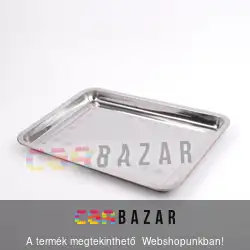 Inox tálca 40cm x 30cm