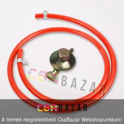 Gázcső nyomáscsökkentővel 1 m