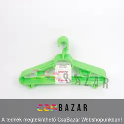 Vállfa 6 db-os műanyag, Sterk