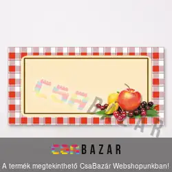 Befőző címke