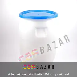 Hordó 60l-es pattintós tetővel műanyag