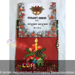 Karácsonyi asztalterítő 140x100cm PVC
