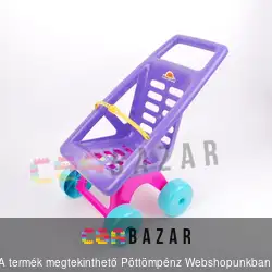 Játék babakocsi egy részes