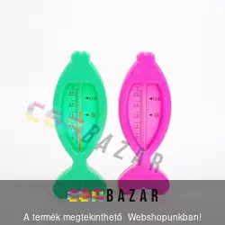 Hal formájú hőmérő vízben