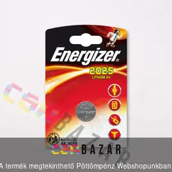 Energizer 2025 Lithium 3V gombelem