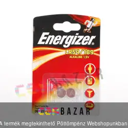 2 db-os Energizer LR54/189 1,5V gombelem