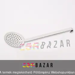 Zománcos habszedő, szűrőkanál 10cm