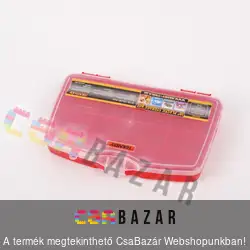 Műanyag csavartartó doboz 10col 12 rekeszes