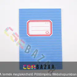 A/5 méretű vonalas füzet 16-32