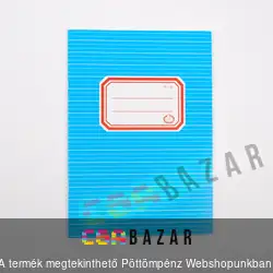 A/5 méretű vonalas füzet 14-32