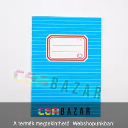 A/5 méretű vonalas füzet 21-32