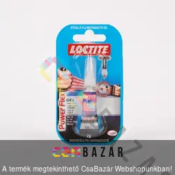 Loctite Super Bond Power Flex ütésálló univerzális pillanatragasztó gél 2g